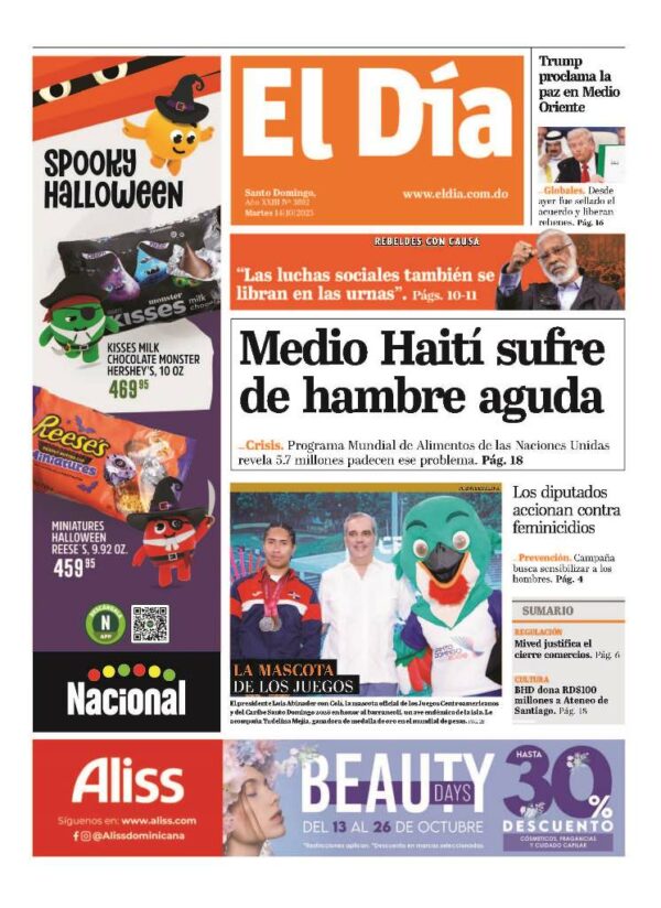 Portada impresa 14-10-2025
