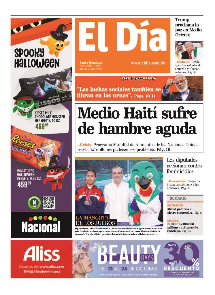 Portada impresa 14-10-2025