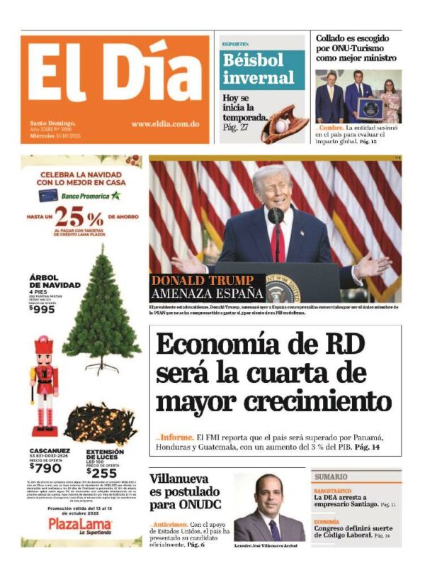 Portada impresa 15-10-2025