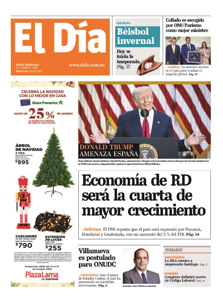 Portada impresa 15-10-2025