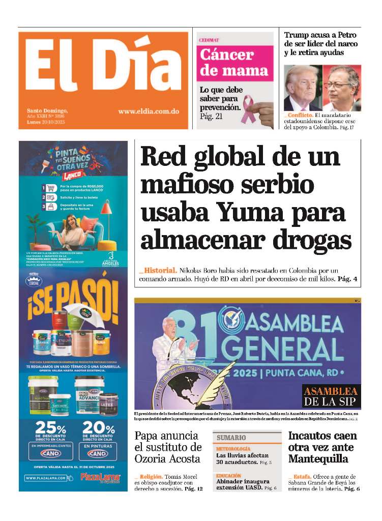 Portada impresa 20-10-2025