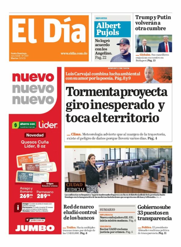 Portada impresa 21-10-2025
