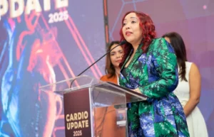 Presidenta de la Sociedad de Cardiología.