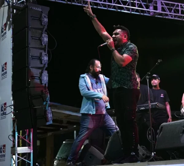 Silvio Mora durante su participación