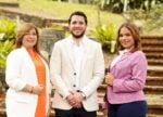 Grace Gómez, Simón Cepeda y Yelime Abad.