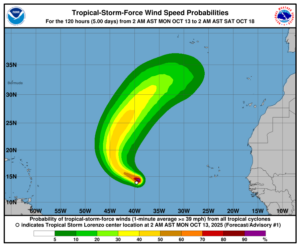 Tormenta Lorenzo