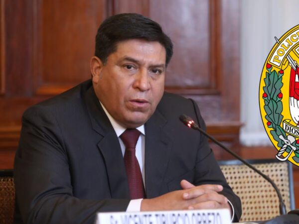 Vicente Tiburcio, ministro peruano de Interior.