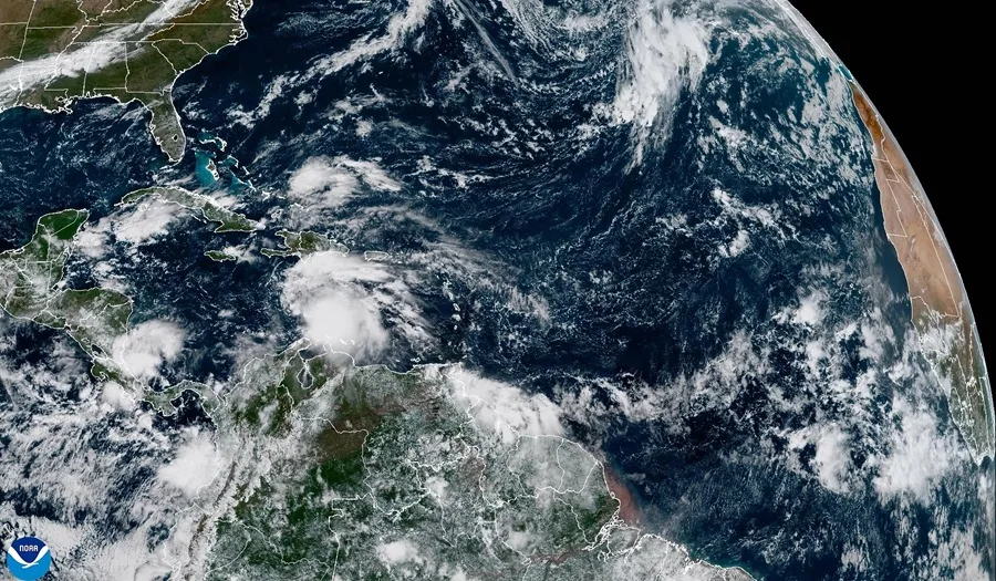 centro nacional de huracanes-indomet-lluvias-clima-melissa
