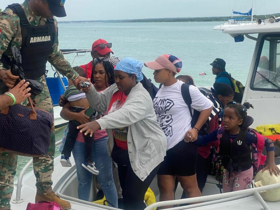 evacuán en isla saona