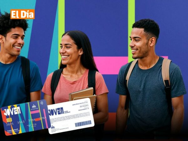 Tarjeta Supérate Joven del Ministerio de la Juventud.