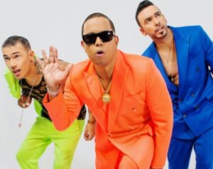 Vladimir Dotel, Junior Pimentel y David Díaz, integrantes del grupo Ilegales.