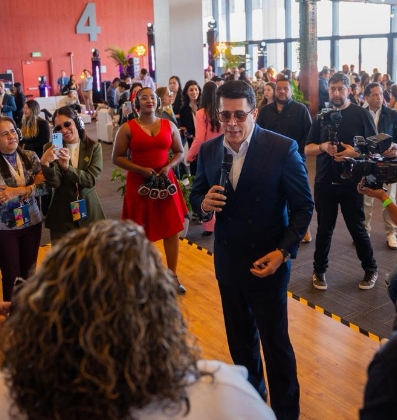 David Collado hizo el lanzamiento en Colombia.