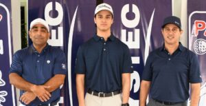 Martín Paniagua, André Marcelino y Raymond Marcelino.