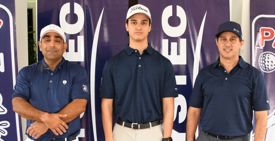 Martín Paniagua, André Marcelino y Raymond Marcelino.