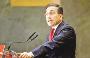 El canciller José Manuel Albares está bajo amenaza.