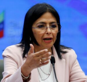 Delcy Rodríguez, vicepresidenta de Venezuela.