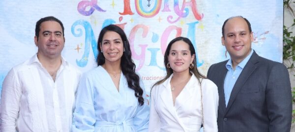 Luis Saladín, Yiselis Portes, Indira Toribio y Víctor Peña.