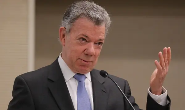 El expresidente de Colombia Juan Manuel Santos.