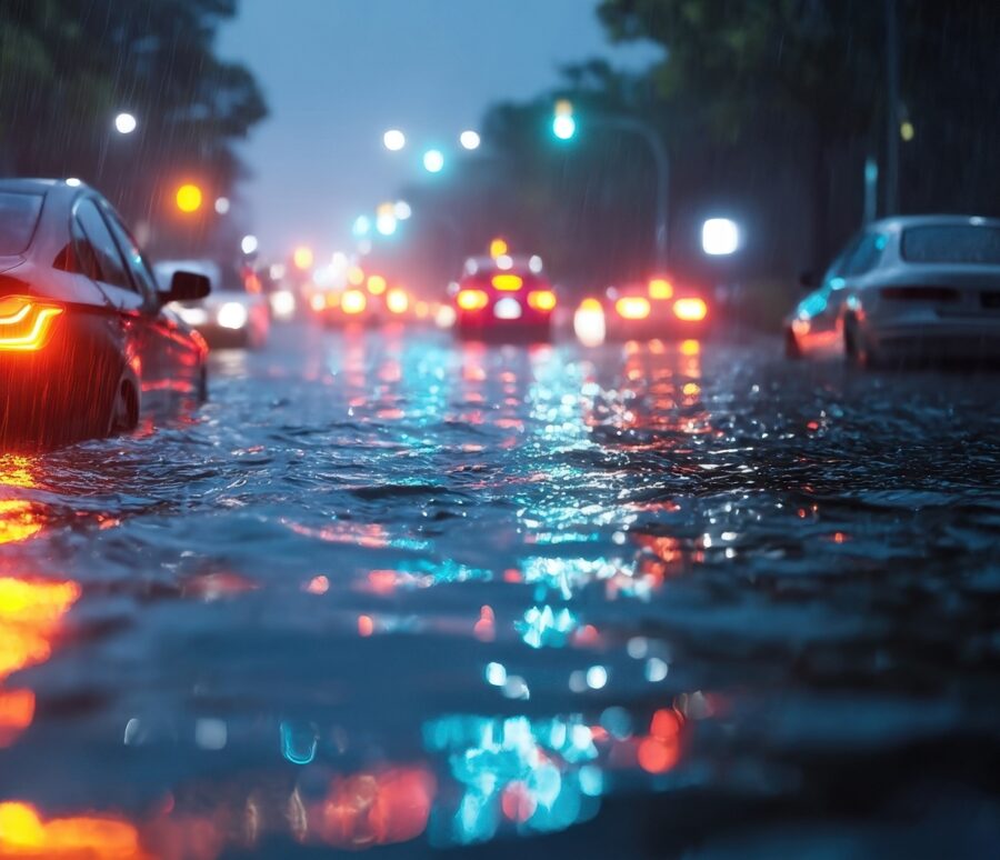 Zonas urbanas  más susceptibles  por ser  las más  impermeabilizadas con asfalto y concreto.