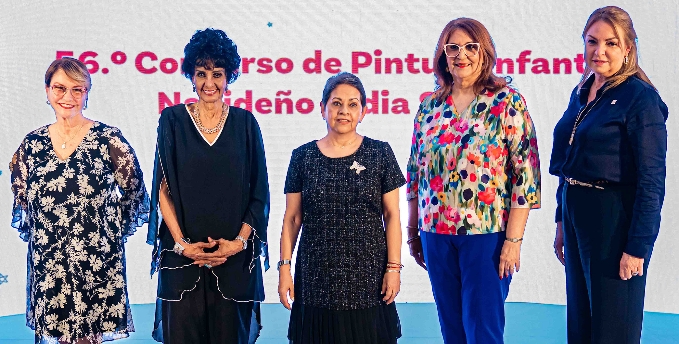 Ejecutivas de la entidad en la rueda de prensa.