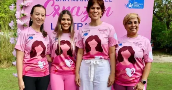 Ejecutivas de la marca durante el encuentro.