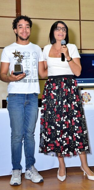 Sebastián Calderón y Keila González.