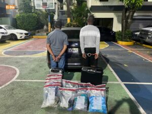 Arrestados por la DNCD en Santo Domingo Este. Fuente externa.