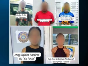 Arrestos en Santiago por robo.