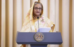 Imagen de archivo la ex primera ministra de Bangladés, Sheikh Hasina.