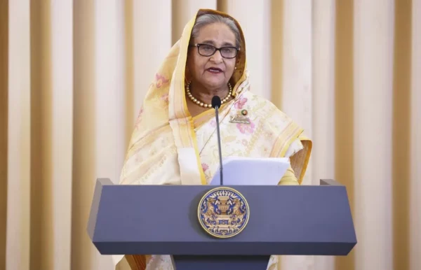 Imagen de archivo la ex primera ministra de Bangladés, Sheikh Hasina.