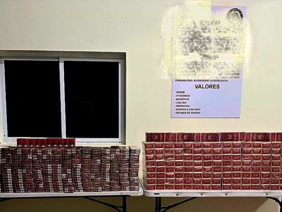 Contrabando de cigarrillos en Elías Piña.