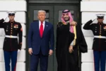 El presidente de los Estados Unidos, Donald Trump, y el príncipe saudí, Mohamed bin Salmán