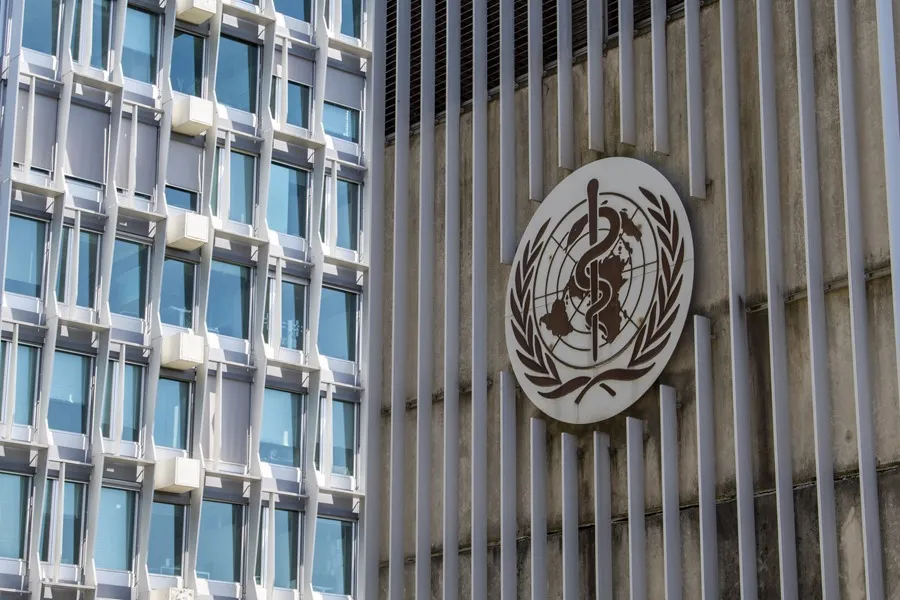 Vista de la sede de la Organización Mundial de la Salud (OMS), en una fotografía de archivo.