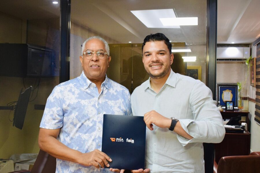 El convenio fue suscrito por Carlos Pérez Tejada, gerente general de FAIA GROUP, y por Amaury Polanco, presidente de Teleuniverso