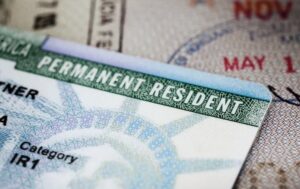 Residencia permanente en Estados Unidos de América.