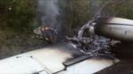 La aeronave quedó destruida por las fuerzas militares venezolanas