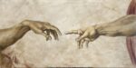 La creación de Adan, del maestro renacentista Miguel Ángel Buonarroti.