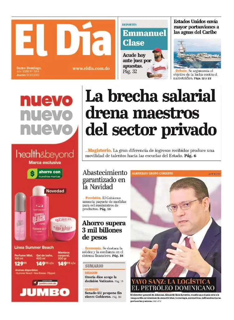 Portada impresa 13-11-2025