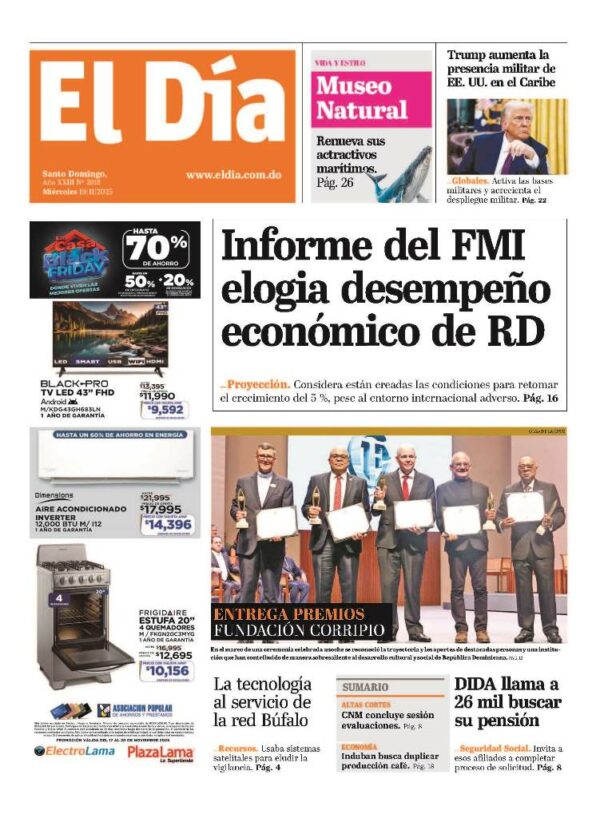 Portada impresa 19-11-2025