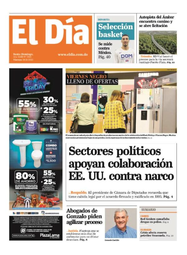 Portada impresa 28-11-2025