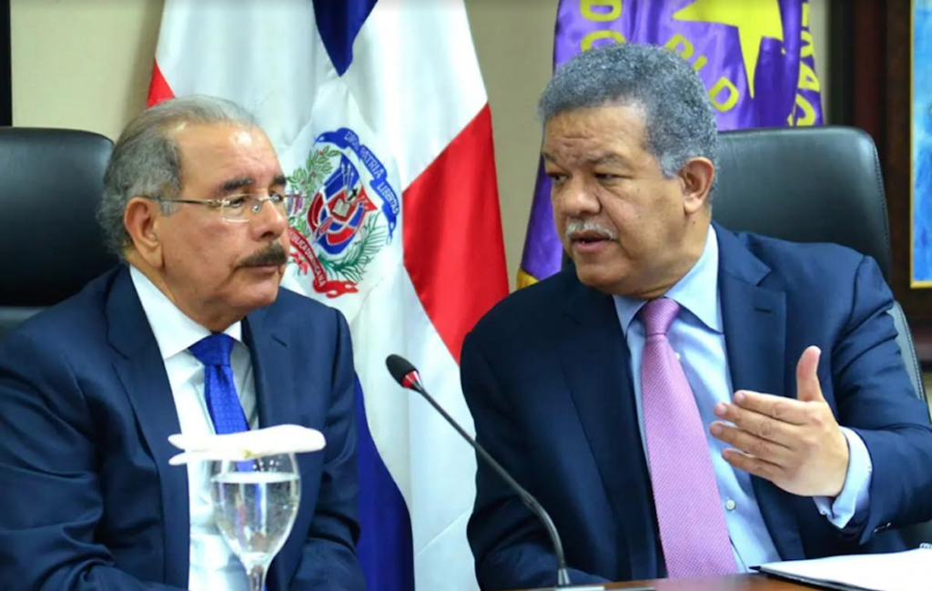 Danilo Medina y Leonel Fernádez