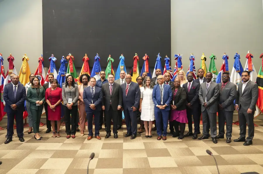 Representantes de los países caribeños que participan en el encuentro