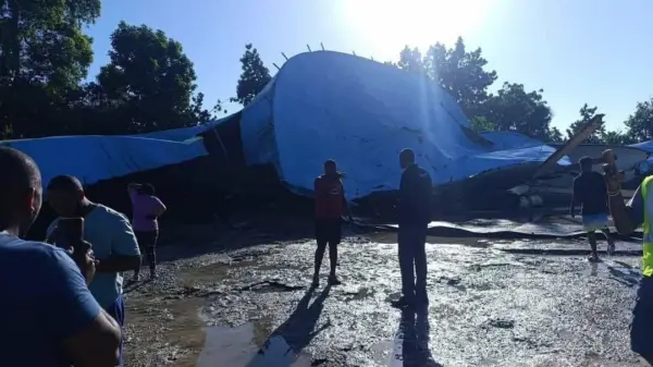 Tanque colapsado Inapa