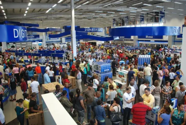 Compras de Viernes Negro en República Dominicana.