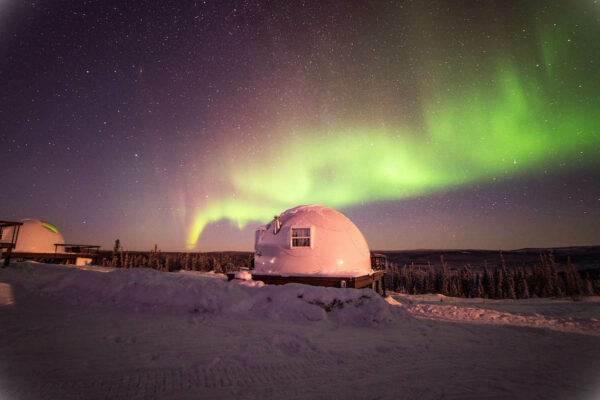 Auroras boreales en Alaska. Fuente externa.