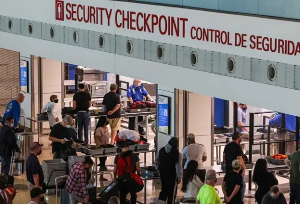 Seguridad en los aeropuertos.