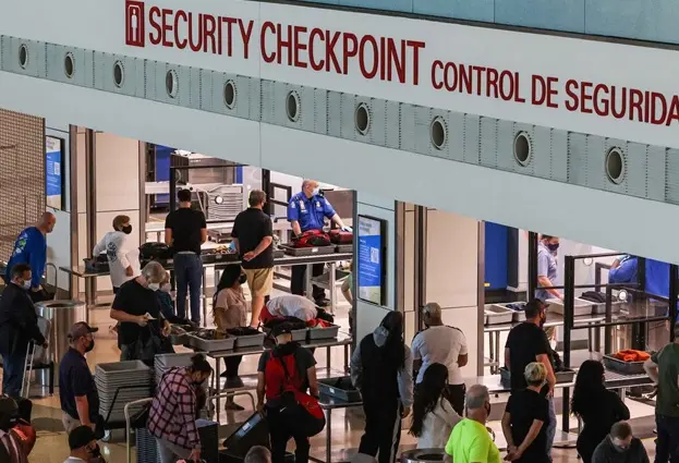 Seguridad en los aeropuertos.