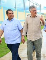 Jhon Richard Paniagua y Roberto Santana en recorrido.