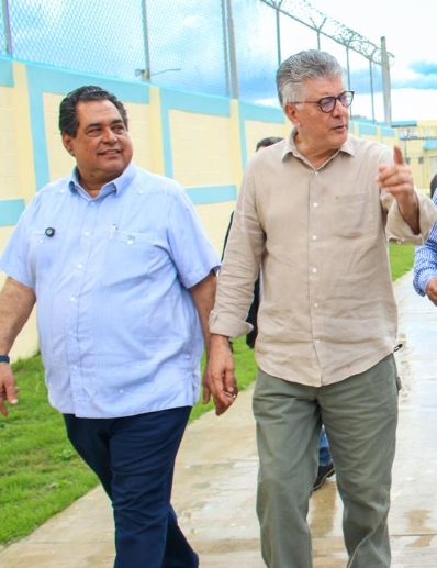 Jhon Richard Paniagua y Roberto Santana en recorrido.