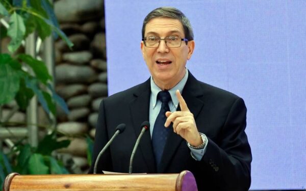 Bruno Rodríguez, canciller cubano, habla de la agresión.